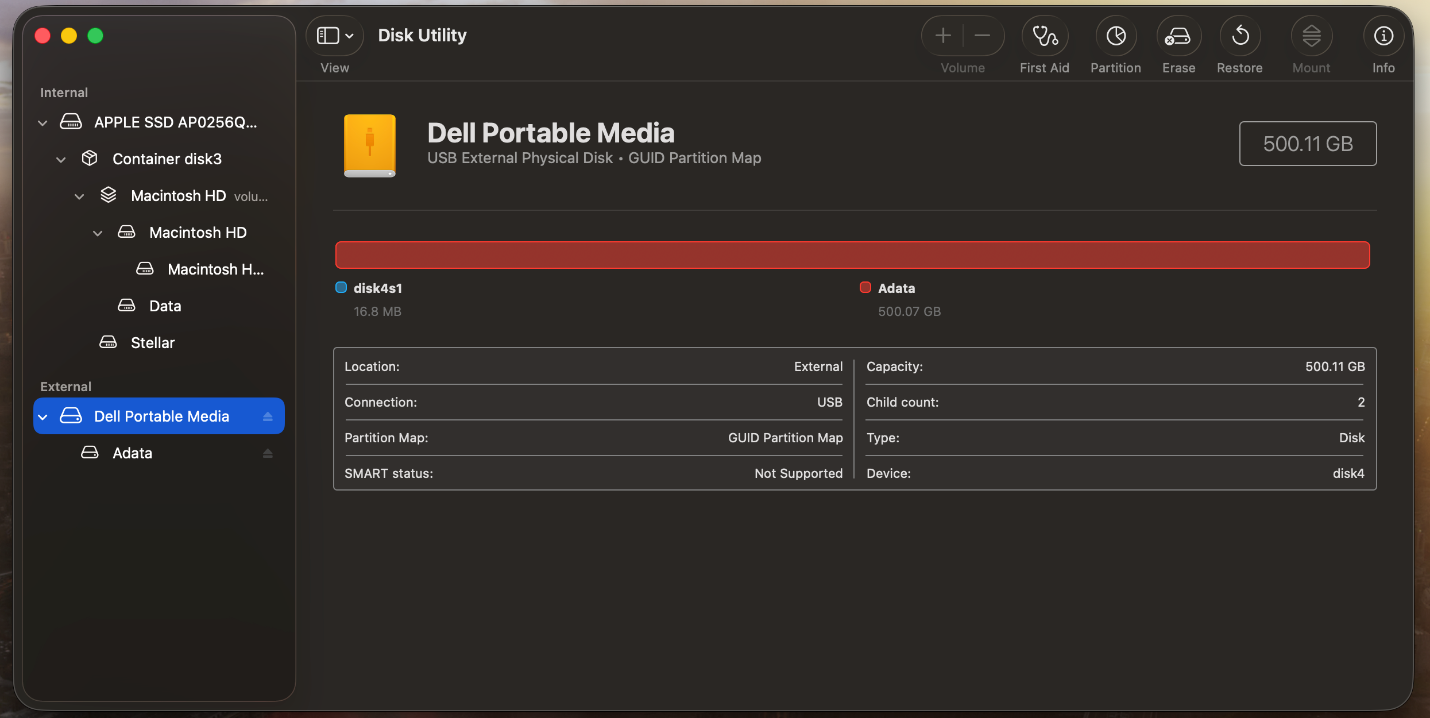 Click View > Show All Devices